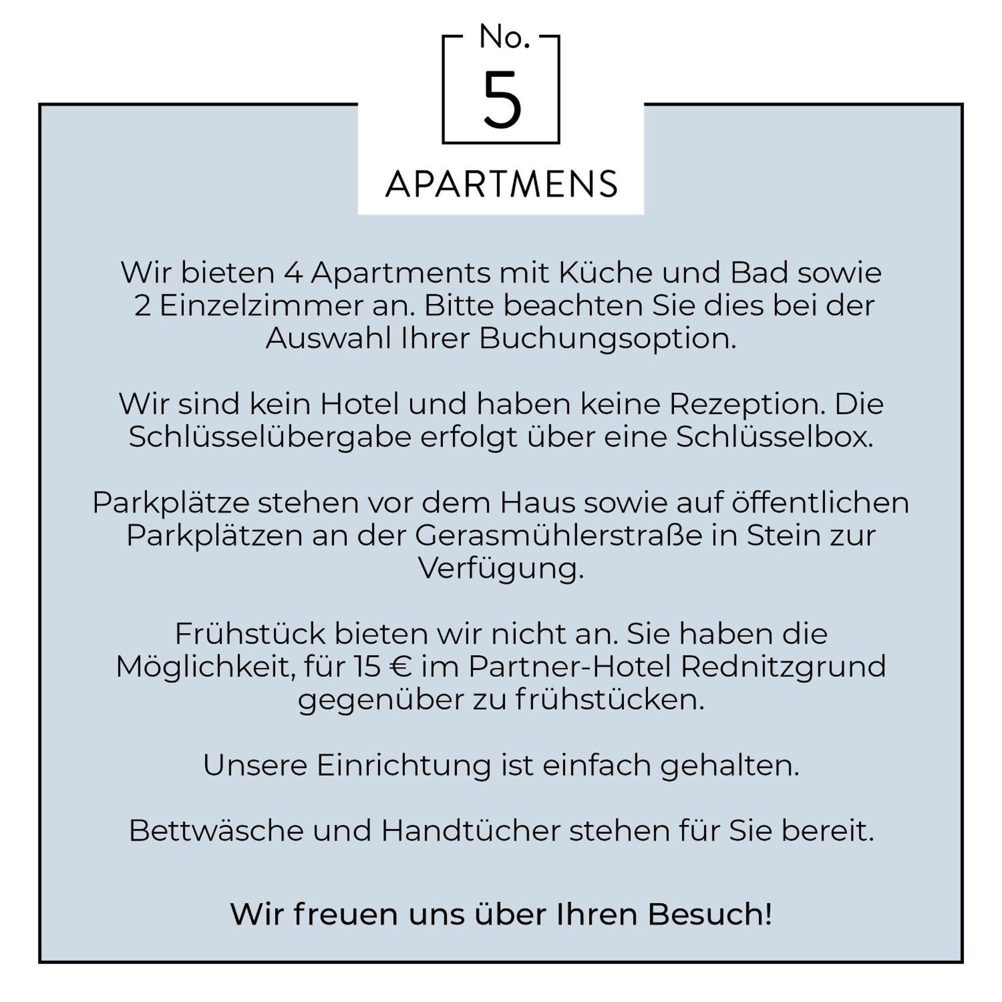 Apartment No.5 - Apartmenthaus In *